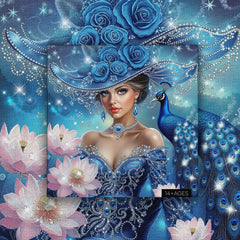 The Peacock Lady Jigsaw Puzzle 1000 Pieces