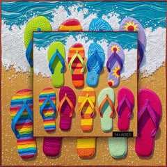 Summer Sandal Party Jigsaw Puzzle 1000 Pieces