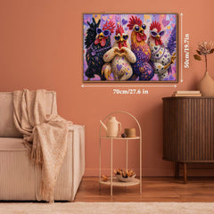 Cool Rooster Crew Jigsaw Puzzle 1000 Piece