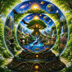 Cosmic Eden Jigsaw Puzzle 1000 Pieces