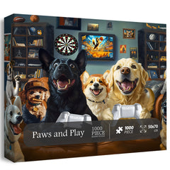 Paws and Play Puzzle 1000 Teile