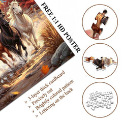 Autumn Horse Gallop Jigsaw Puzzle 1000 Pieces
