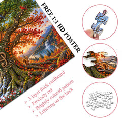 Four Seasons Tree of Life Jigsaw Puzzle 1000 Piece
