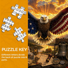 Wings of Patriotism Jigsaw Puzzle 1000 Piece
