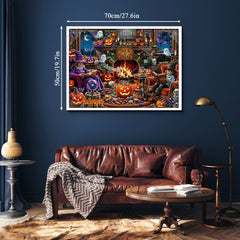 Halloween Hearth Jigsaw Puzzle 1000 Pieces