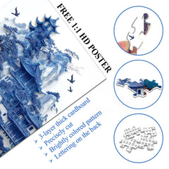 Blue Serenity Jigsaw Puzzle 1000 Pieces