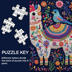 Llama in Bloom Jigsaw Puzzle 1000 Pieces