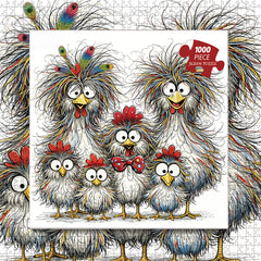 The Scruffy Chicks Jigsaw Puzzle 1000 Pieces