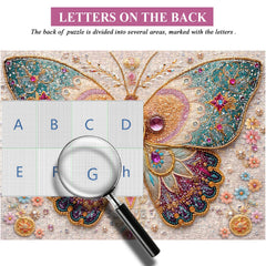 Jeweled Butterfly Jigsaw Puzzle 1000 Pieces