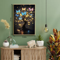 Butterfly Glow Tree Jigsaw Puzzle 1000 Pieces