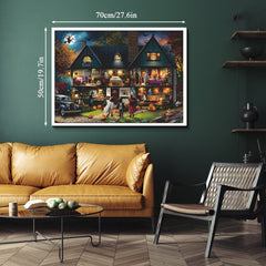 Puzzle de 1000 pièces Maison d’Halloween