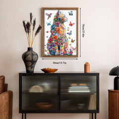 Butterfly Cat Jigsaw Puzzle 1000 Pieces
