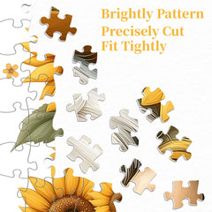 Sunflower Gnome Jigsaw Puzzle 1000 Pieces