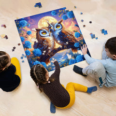 Moonlit Owls Jigsaw Puzzle 1000 Pieces