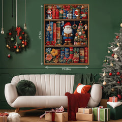 Puzzles en bois 1000 pièces étagère de Noël confortable