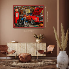 Retro Garage Jigsaw Puzzle 1000 Piece