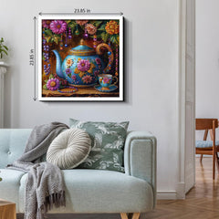 Floral Teapot Jigsaw Puzzle 1000 Pieces