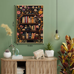 Books Among Vines Jigsaw Puzzle 1000 Pieces
