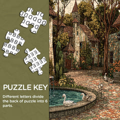 Serene Fountain Jigsaw Puzzle 1000 Pieces