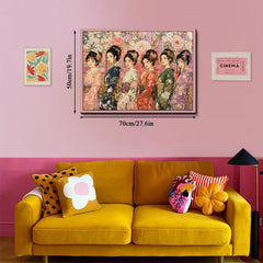 Kimono Maidens Jigsaw Puzzle 1000 Piece