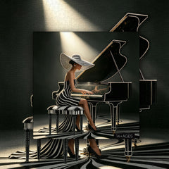 Spotlight Pianist Jigsaw Puzzle 1000 Piece