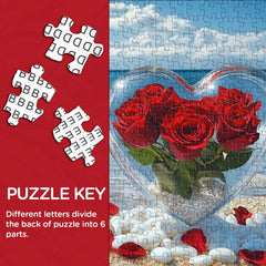 Heart Bloom Jigsaw Puzzle 1000 Pieces