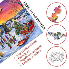 Weihnachts-Funland-Puzzle, 1000 Teile