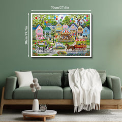 Vibrant Fair Jigsaw Puzzle 1000 Piece