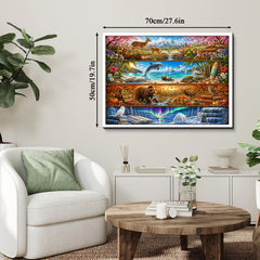 Seasons on the Shelf Jigsaw Puzzle 1000 Pieces