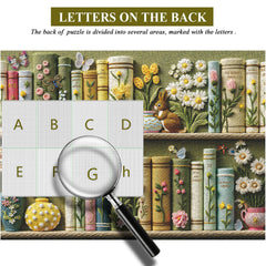 The Bunny  Garden Library Jigsaw Puzzle 1000 Pieces