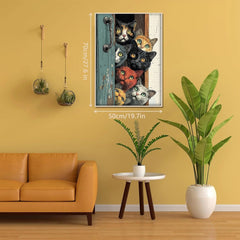 Curious Cat Jigsaw Puzzle 1000 Piece