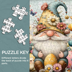 Easter Egg Gnome Jigsaw Puzzle 1000 Pieces