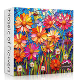 Blumenmosaik-Puzzle 1000 Teile