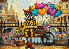 Puzzles de clown triste 1000 pièces