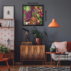 Puzzle en bois de jardin potager 1000 pièces