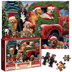 Puzzles en bois d'animaux de Noël 1000 pièces