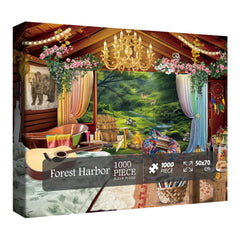Puzzle en bois Forest Harbor 1000 pièces