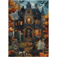 Puzzle Jigsaw Maison Hantée 1000 Pièces
