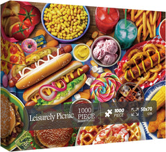 Puzzle Jigsaw de Pique-nique Détendu 1000 Pièces