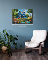 Puzzle en bois de la campagne 1000 pièces