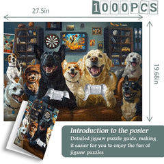 Paws and Play Puzzle 1000 Teile