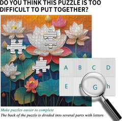 Lotusteich-Puzzle, 1000 Teile