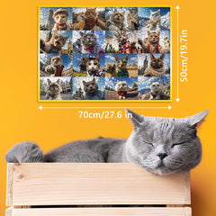Meow Global Puzzle Jigsaw 1000 Pièces