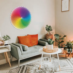 Runder Farbverlauf Unmögliches Puzzle 1000 Teile