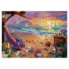 Puzzle Jigsaw de Pique-nique au Coucher de Soleil 1000 Pièces
