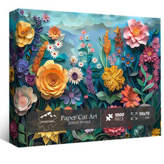 Papierschnitt-Kunst-Puzzle 1000 Teile