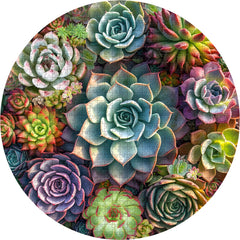 Puzzle en bois vintage de succulentes 1000 pièces
