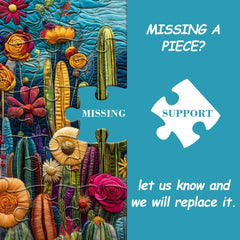 Cactus Blossoms Jigsaw Puzzle 1000 Pieces