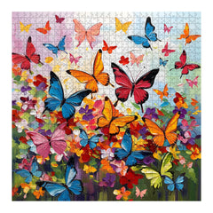Puzzle en bois de jardin de papillons 1000 pièces