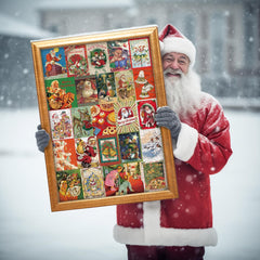 Puzzle Jigsaw de Noël Vintage 1000 Pièces